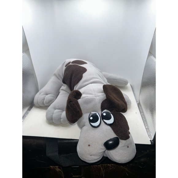 Tonka Other - VTG Tonka Pound Puppy Gray Brown‎ Spotted Hound Dog Large 18" Plush Stuffed Toy